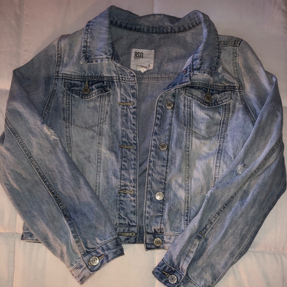 Light-wash Jean Jacket (GIRLS)